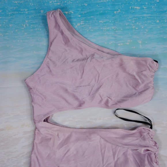 MINKPINK Women's Arabella Asymmetrical One Piece Swimsuit Swimwear Med - L - Picture 8 of 16